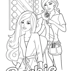 Desenho da Barbie para colorir 61