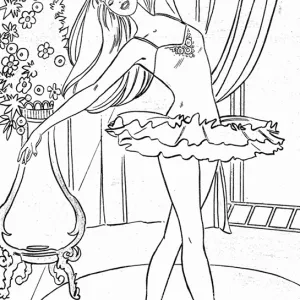 Desenho da Barbie para colorir 62