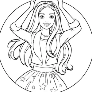 Desenho da Barbie para colorir 63