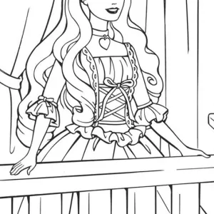 Desenho da Barbie para colorir 66