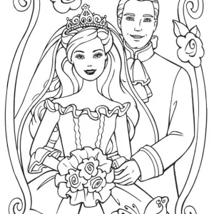 Desenho da Barbie para colorir 67