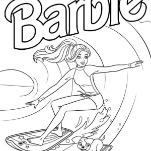 Desenho da Barbie para colorir 72