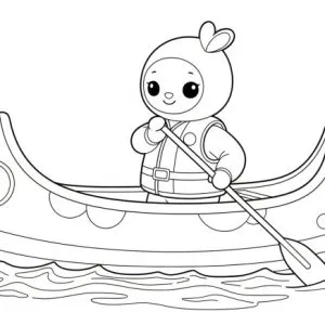 Desenho de barco para colorir 38
