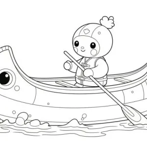Desenho de barco para colorir 40