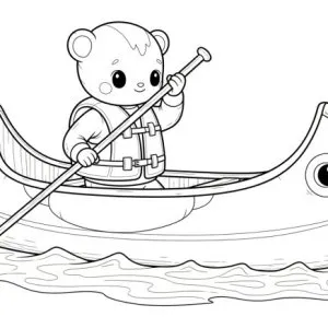 Desenho de barco para colorir 41