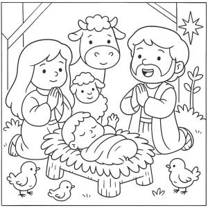 Desenho bíblico para colorir 2