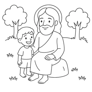 Desenho bíblico para colorir 6