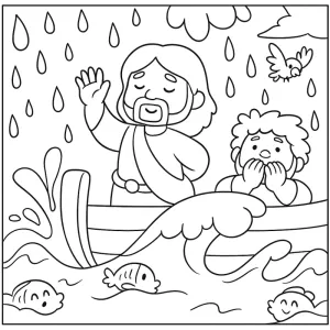 Desenho bíblico para colorir 8