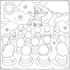 Desenho bíblico para colorir 14
