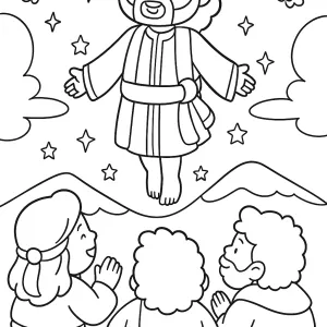 Desenho bíblico para colorir 15