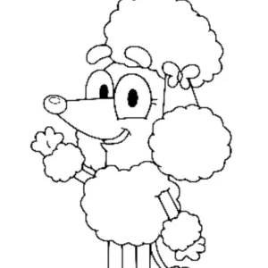Desenho do Bluey para pintar 22