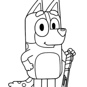 Desenho do Bluey para pintar 28