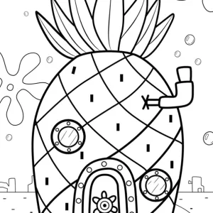 Desenho do Bob Esponja para colorir 38