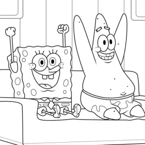 Desenho do Bob Esponja para colorir 42