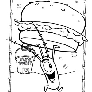 Desenho do Bob Esponja para colorir 44