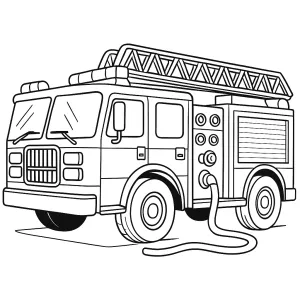 Desenho de camião para colorir 23