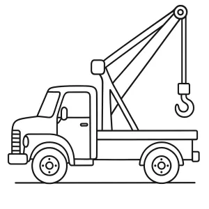 Desenho de camião para colorir 27