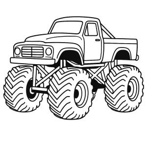 Desenho de camião para colorir 28