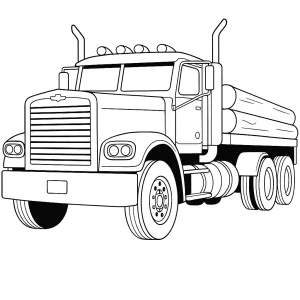 Desenho de camião para colorir 29