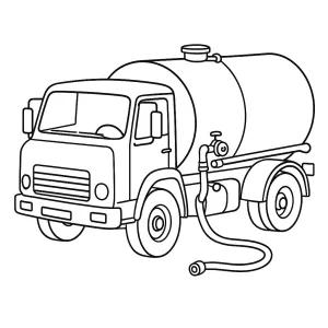 Desenho de camião para colorir 31