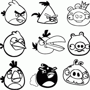 Desenho de Angry Birds para colorir 52