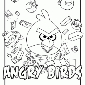 Desenho de Angry Birds para colorir 53