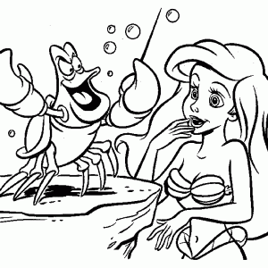 Desenho da Ariel para colorir 51