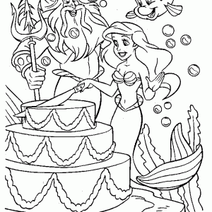 Desenho da Ariel para colorir 54