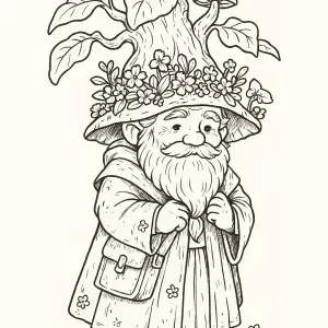 Desenho de árvore para colorir 9