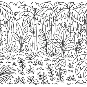 Desenho de árvore para colorir 11