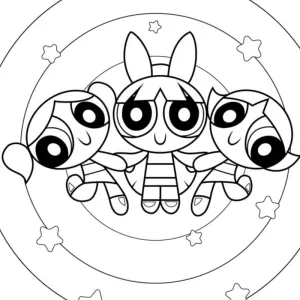 Desenho das Powerpuff Girls para colorir 5