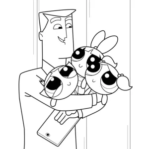 Desenho das Powerpuff Girls para colorir 6