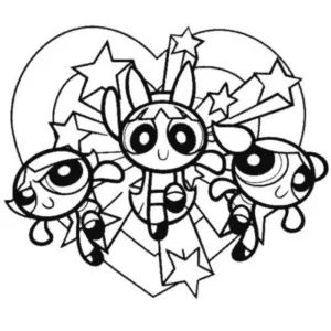 Desenho das Powerpuff Girls para colorir 7