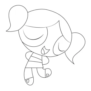Desenho das Powerpuff Girls para colorir 9