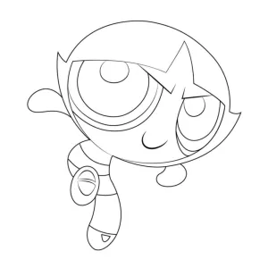 Desenho das Powerpuff Girls para colorir 10
