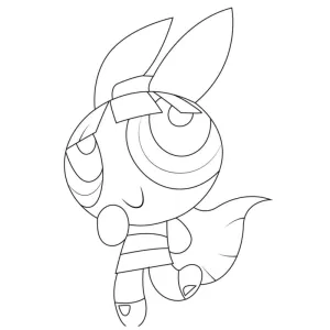 Desenho das Powerpuff Girls para colorir 11