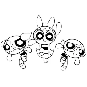 Desenho das Powerpuff Girls para colorir 13