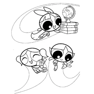 Desenho das Powerpuff Girls para colorir 14
