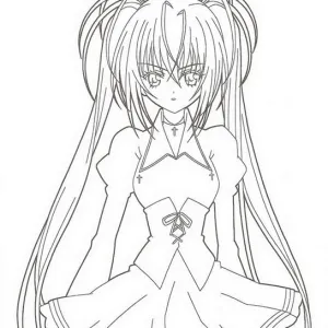 Desenho de anime para colorir 239