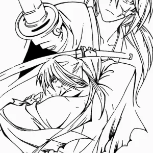 Desenho de anime para colorir 240