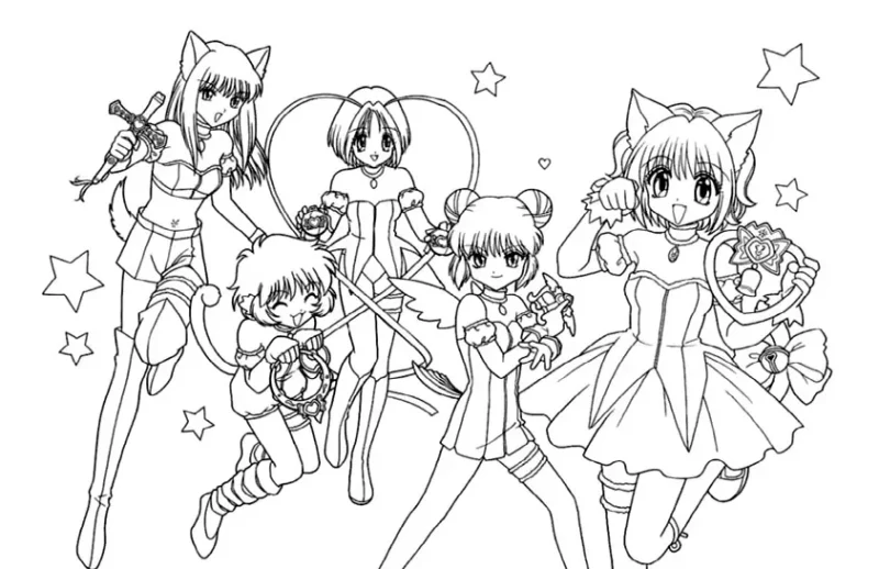 Desenho de anime para colorir 241