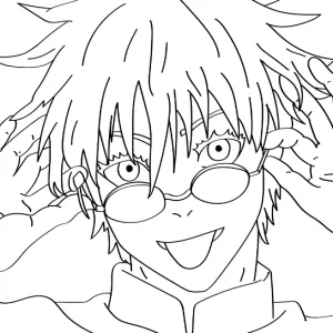 Desenho de anime para colorir 243