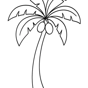 Desenho de árvore para colorir 22