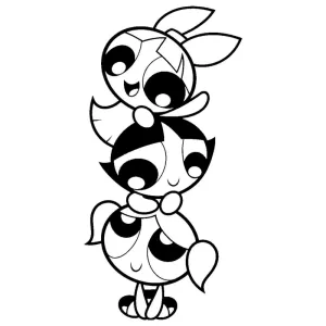 Desenho das Powerpuff Girls para colorir 25