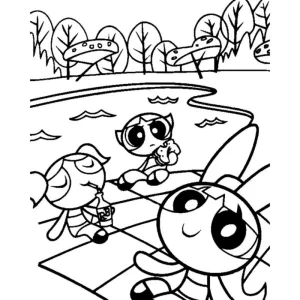 Desenho das Powerpuff Girls para colorir 28
