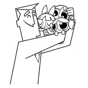 Desenho das Powerpuff Girls para colorir 30