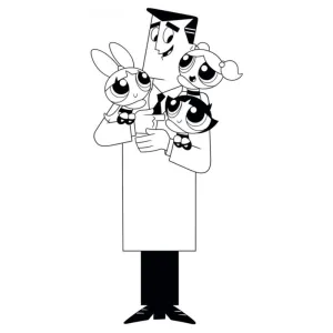 Desenho das Powerpuff Girls para colorir 31