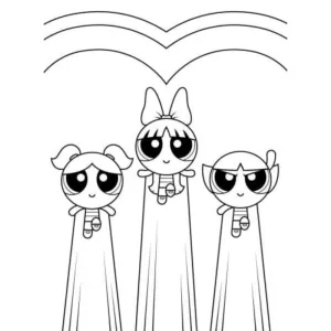 Desenho das Powerpuff Girls para colorir 32