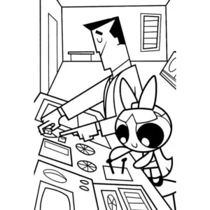 Desenho das Powerpuff Girls para colorir 33