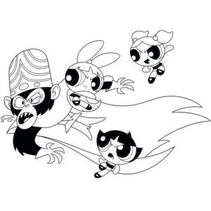 Desenho das Powerpuff Girls para colorir 35
